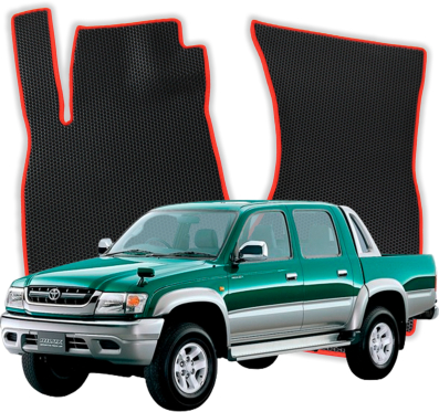 EVA bilmåtter til Toyota Hilux 6 gen Pick-up 4 døre (1997-2005)