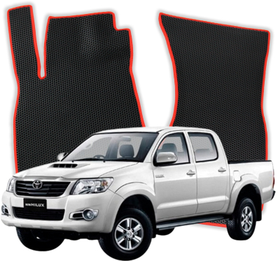 EVA bilmåtter til Toyota Hilux 7 gen Pick-up 4 døre (2005-2015)