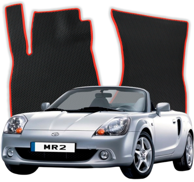 EVA bilgummimåtter OMEVO til Toyota MR2 3 gen Coupé 3 døre (1999-2007)