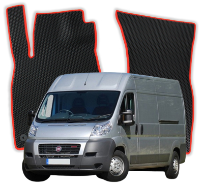 EVA bilmåtter til Fiat Ducato 3 sæder 3 gen Varevogn (2006-2025)