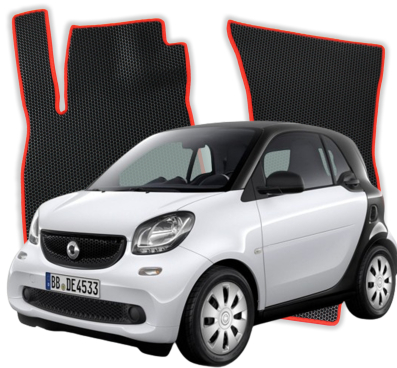 EVA bilmåtter til Smart Fortwo 3 gen Hatchback 3 døre (2014-2020)
