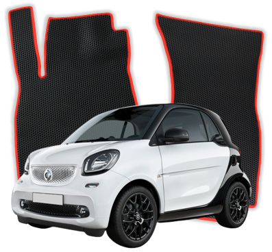 EVA bilmåtter til Smart Fortwo Elektrisk 3 gen Hatchback 3 døre (2016-2024)