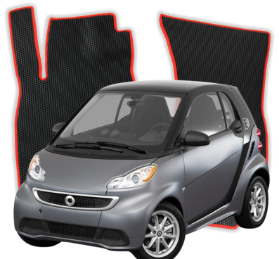 EVA bilmåtter til Smart Fortwo Hybrid 3 gen Hatchback 3 døre (2014-2020)
