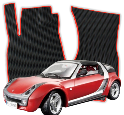 EVA bilmåtter til Smart Roadster 1 gen Cabrio 2 døre (2002-2005)