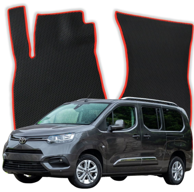 EVA bilmåtter til Toyota ProAce City Verso 5 Sæder Long 2 generationer Minivan (2019-2025)