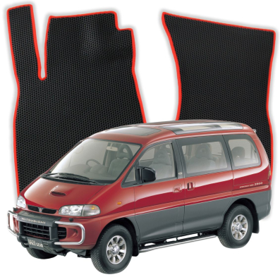 EVA bilmåtter til Mitsubishi Delica 4 gen Minivan 3 doere (1994-2007)