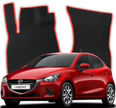 EVA bilmåtter til Mazda 2 DJ/DL 3 gen Hatchback 5 døre (2014-2023)