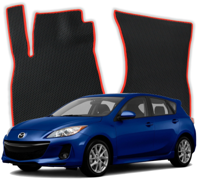EVA bilmåtter til Mazda 3 BL 2 gen Hatchback 5 døre (2008-2013)