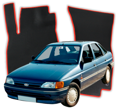 EVA bilmåtter til Ford Escort 5 gen Sedan (1990-1995)