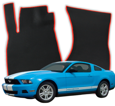 EVA bilmåtter til Ford Mustang Califronia Edition 5 gen Coupé (2004-2014)