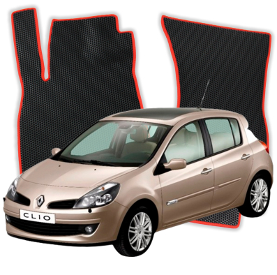 EVA bilmåtter til Renault Clio 3 gen Hatchback 5 døre præ-facelift (før 2009) (2005-2012)