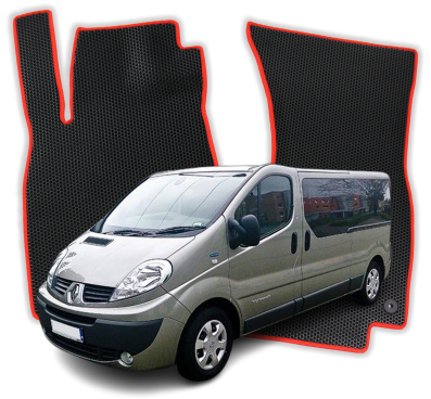 EVA bilmåtter til Renault Trafic 9 Sæder 2 gen Minivan (2001-2014)