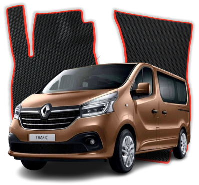 EVA bilmåtter til Renault Trafic 9 Sæder 3 gen Minivan 4 døre (2014-2025)