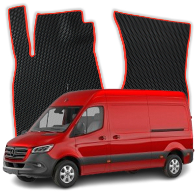 EVA bilmåtter til Mercedes-Benz Sprinter 3 sæder W907/W910 3 gen Varevogn (2018-2025)