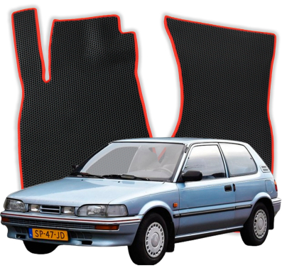 EVA bilmåtter til Toyota Corolla E90 6 gen Hatchback 3 døre (1987-1992)