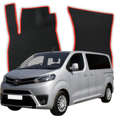 EVA bilmåtter til Toyota ProAce Verso 7 Sæder 1 gen Varevogn Kort (5)