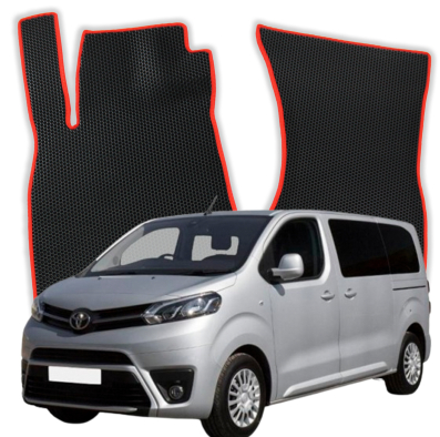 EVA bilmåtter til Toyota ProAce Verso 8 Sæder 1 gen Varevogn Kort (2016-2025)