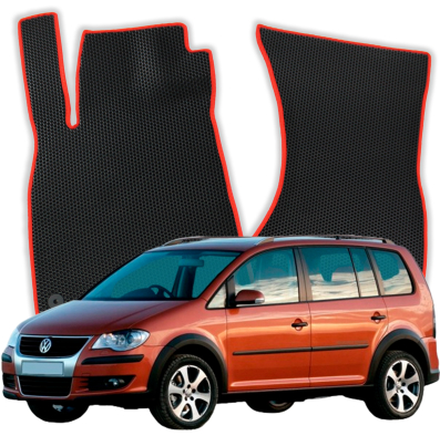 EVA bilmåtter til Volkswagen Touran Cross 5 Sæder 1 gen Minivan (2003-2015)