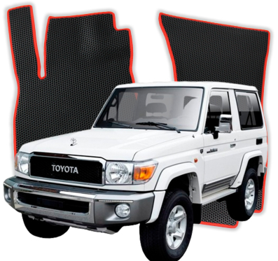 EVA bilmåtter til Toyota Land Cruiser Hard Top 4 sæder SUV 3 døre (2021-2023)