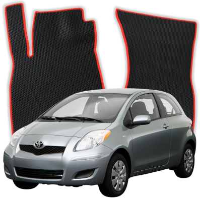 EVA bilmåtter til Toyota Yaris 2 gen Hatchback 3-dørs (2005–2011)