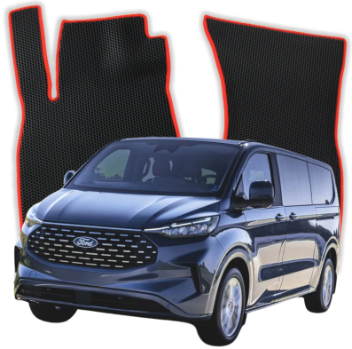 EVA bilmåtter til Ford Transit Custom 6-sæders 2 gen van 4 døre (2023–2025)