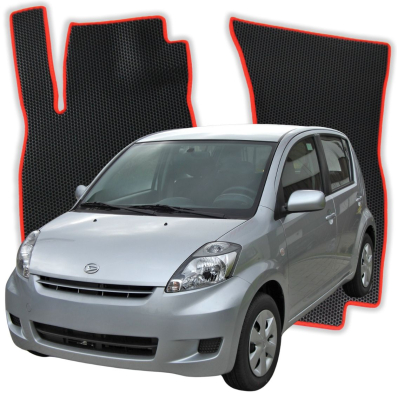 EVA bilmåtter til Daihatsu Sirion 2 gen Hatchback 5 døre (2004–2010)