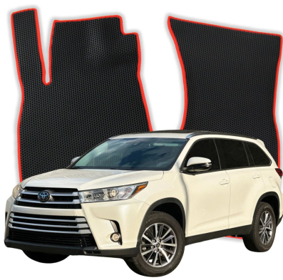 EVA bilmåtter til Toyota Highlander XU50 8 Seater 3 gen SUV (2013-2019)