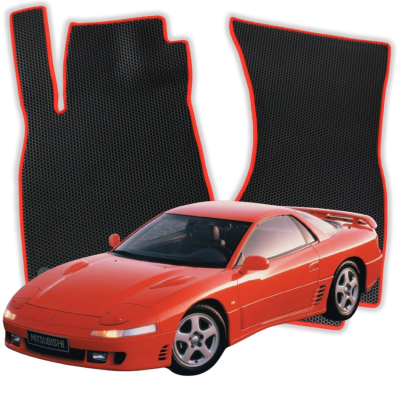 EVA bilgummimåtter OMEVO til Mitsubishi 3000GT asiatisk version 1 gen Coupé (1990-2000)