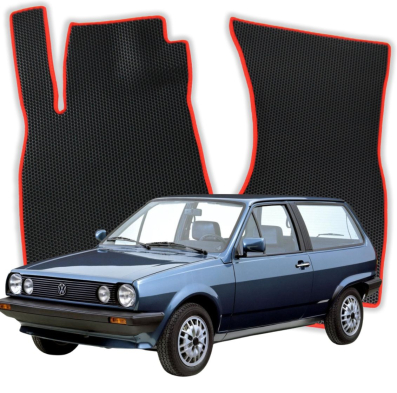 Automobilové rohože EVA OMEVO pre Volkswagen Polo 2. gen Hatchback 5 dverí (1981-1994)
