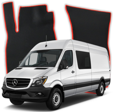 EVA bilgummimåtter OMEVO til Mercedes-Benz Sprinter 5-sæders (CrewCab) W906 2 gen Van (2006-2018) 