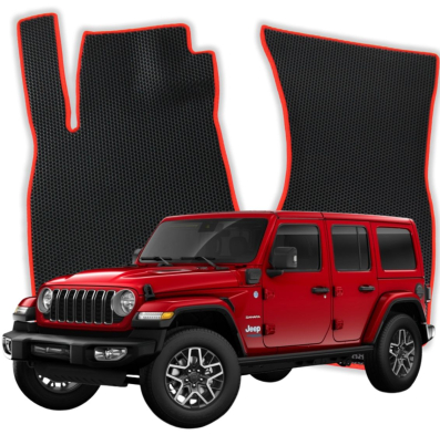 EVA bilmåtter til Jeep Wrangler Unlimited Turbo Sahara 4 gen SUV 5 døre (2020-2025)