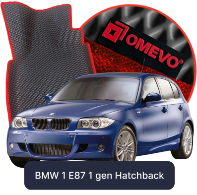 EVA bilmåtter OMEVO til BMW 1 E87 5 gen Hatchback 5 døre (2004-2011)
