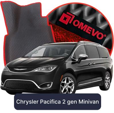 EVA Bilmåtter OMEVO til Chrysler Pacifica 7-sæders Benzin 2. generation Minivan (2016-2025)