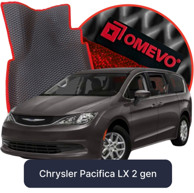 EVA Bilmåtter OMEVO til Chrysler Pacifica LX 7-sæders Benzin 2. generation Minivan (2016-2025)
