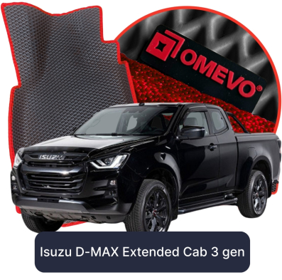 EVA bilmatter OMEVO til Isuzu D-MAX Extended Cab 3. gen Pick-up (2019-2025)
