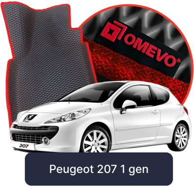 EVA bilmatta OMEVO til Peugeot 207 1. generation Hatchback 3 døre (2006-2014)