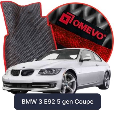 EVA Bilmåtter OMEVO til BMW 3 E92 5. generation Coupe (2004-2012)