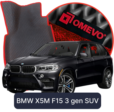 EVA bilmåtter OMEVO til BMW X5M 5-sæders F15 3. generation SUV (2013-2018)