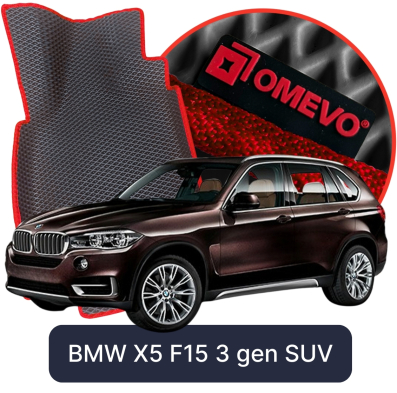 EVA bilmåtter OMEVO til BMW X5 7-sæders F15 3. generation SUV (2013-2018)