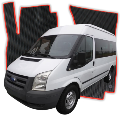 EVA bilmåtter OMEVO til Ford Transit 9-sæders L2H3 5 gen Van 4 døre 2000-2014