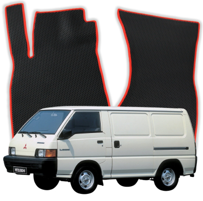 EVA bilmåtter OMEVO til Mitsubishi L300 2 gen Van 1986-1998