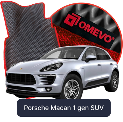 EVA bilgummimåtter OMEVO til Porsche Macan 1 gen SUV (2013-2024)
