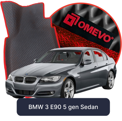EVA bilmåtter OMEVO til BMW 3 E90 5 gen Sedan (2004-2012)