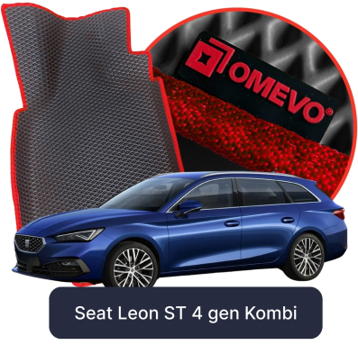 EVA bilgummimåtter OMEVO til Seat Leon ST 4. gen. Stationcar (2020-2026)
