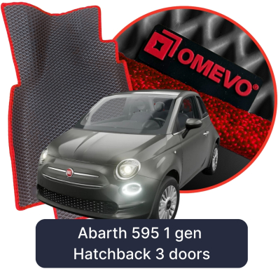 EVA Bilmatter OMEVO til Abarth 595 1 gen Hatchback 3 doere (2015–2024)