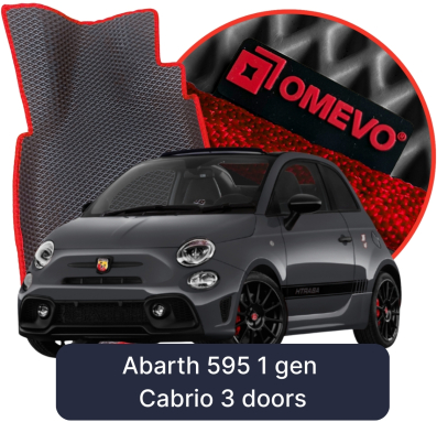 EVA Bilmatter OMEVO til Abarth 595 1 gen Cabrio 3 doere (2015–2024)