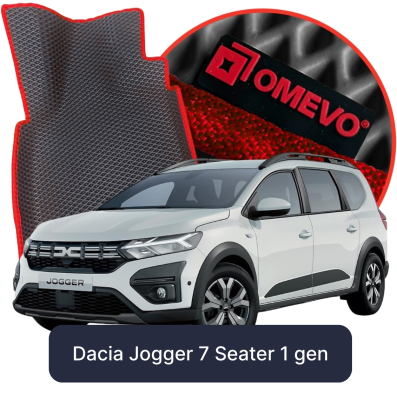 EVA Bilmåtter OMEVO til Dacia Jogger 7-sæders 1. generation SUV (2021-2025)