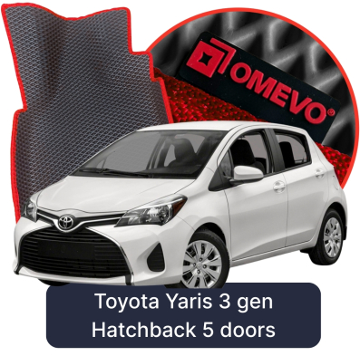 EVA Bilmatter OMEVO til Toyota Yaris 3 gen Hatchback 5-doers (2011–2020)