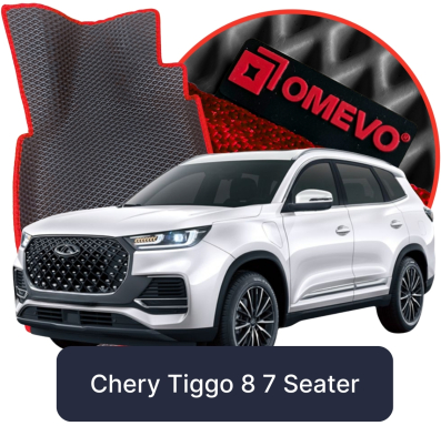 EVA Bilmåtter OMEVO til Chery Tiggo 8 7-sæders 2. generation SUV (2022-2025)
