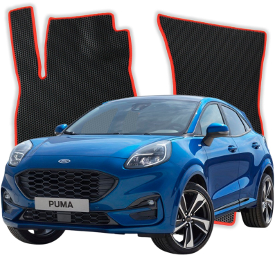 EVA bilgummimåtter OMEVO til Ford Puma Electric  1 gen SUV (2019-2025)